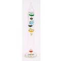 7" Galileo Thermometer (Sand Blast Etch)